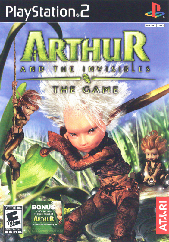 Arthur And The Invisibles box art for Playstation 2